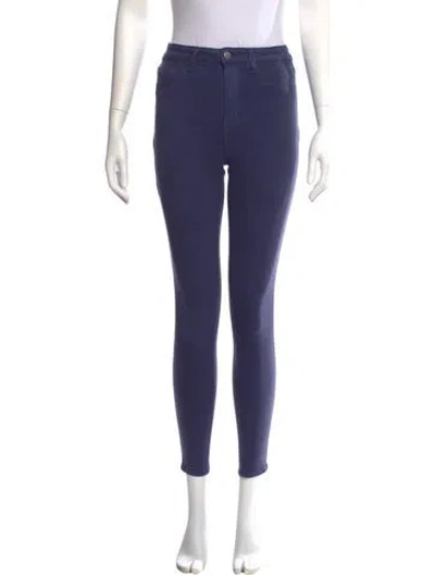 Pre-owned L'agence Skinny Leg Pants In Blue