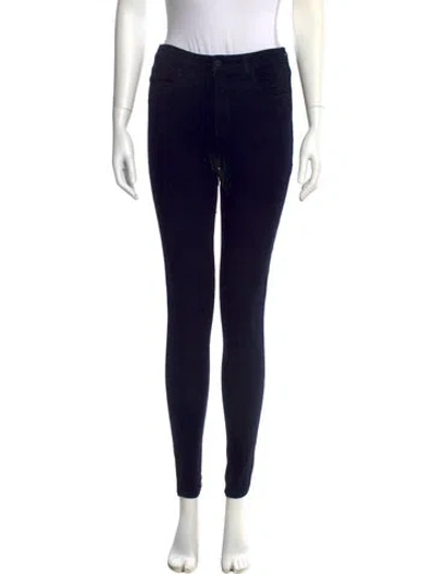 Pre-owned L'agence Skinny Leg Pants In Blue