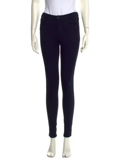 Pre-owned L'agence Skinny Leg Pants In Blue