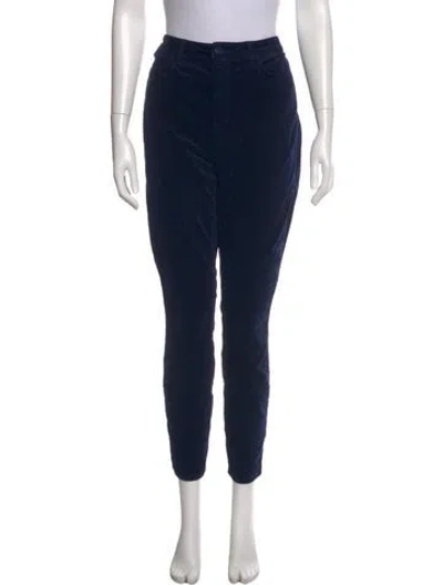 Pre-owned L'agence Skinny Leg Pants In Blue