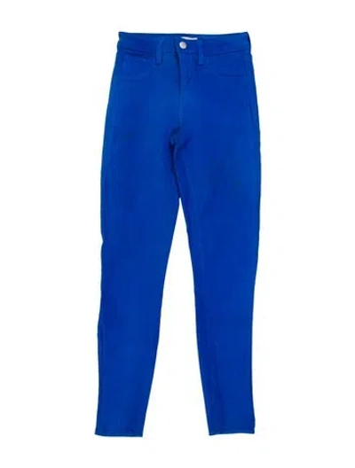 Pre-owned L'agence Skinny Leg Pants In Blue