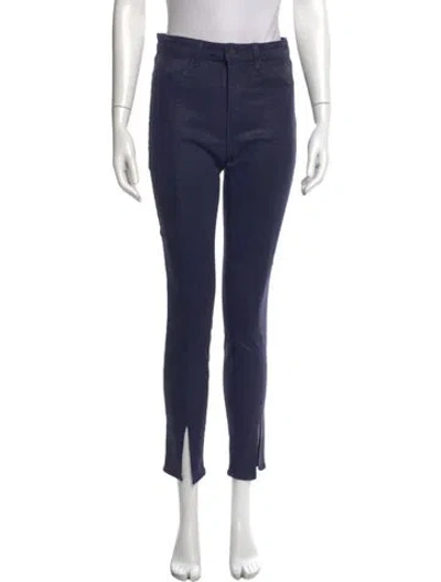 Pre-owned L'agence Skinny Leg Pants In Blue
