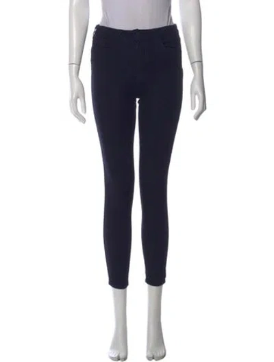 Pre-owned L'agence Skinny Leg Pants In Blue