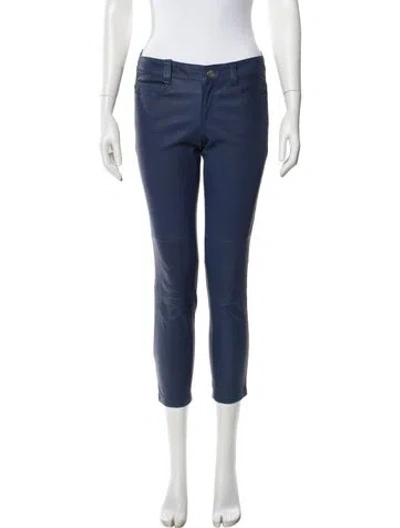 Pre-owned L'agence Skinny Leg Pants In Blue