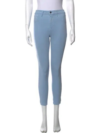 Pre-owned L'agence Skinny Leg Pants In Blue