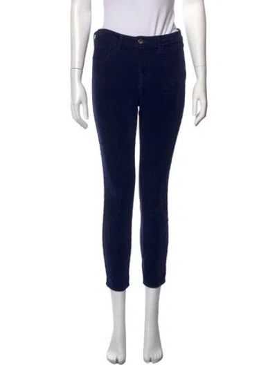Pre-owned L'agence Skinny Leg Pants In Blue