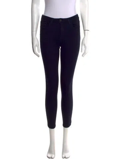 Pre-owned L'agence Skinny Leg Pants In Blue