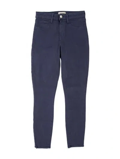 Pre-owned L'agence Skinny Leg Pants In Blue
