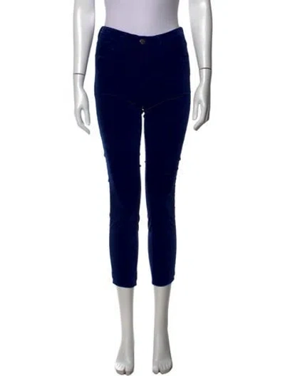 Pre-owned L'agence Skinny Leg Pants In Blue