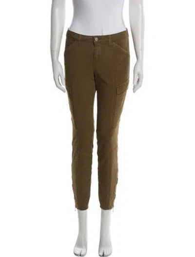 Pre-owned L'agence Skinny Leg Pants In Brown