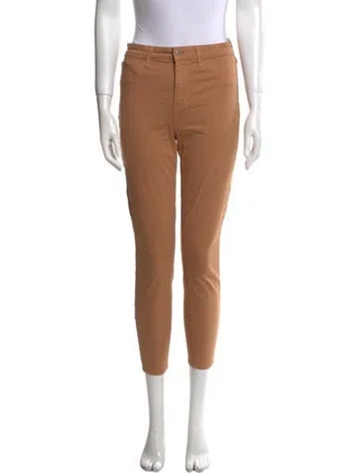 Pre-owned L'agence Skinny Leg Pants In Brown
