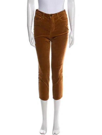 Pre-owned L'agence Skinny Leg Pants In Brown