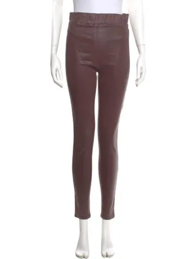 Pre-owned L'agence Skinny Leg Pants In Brown