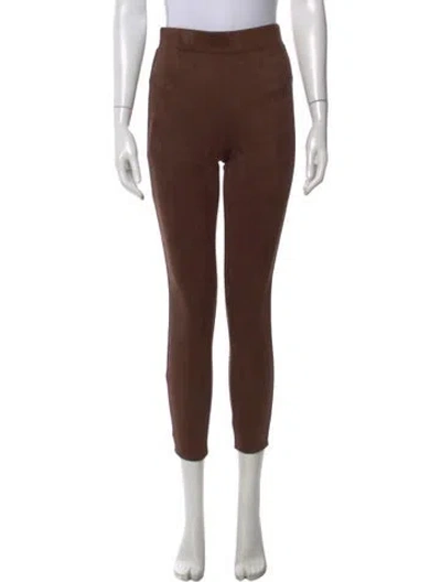 Pre-owned L'agence Skinny Leg Pants In Brown