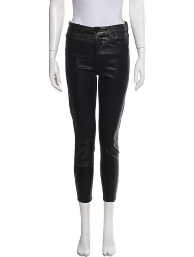 Pre-owned L'agence Skinny Leg Pants In Brown