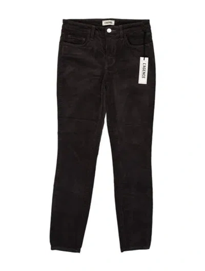 Pre-owned L'agence Skinny Leg Pants In Brown