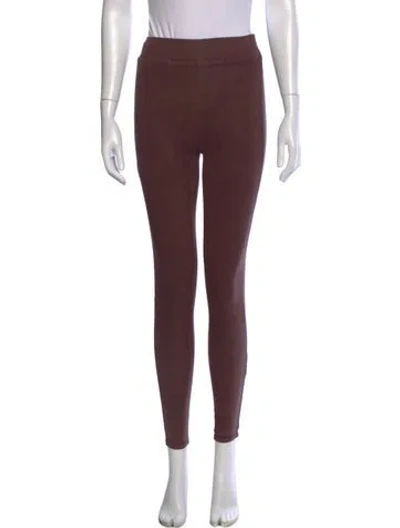 Pre-owned L'agence Skinny Leg Pants In Brown