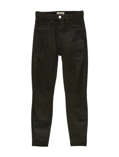 Pre-owned L'agence Skinny Leg Pants In Gray