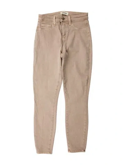 Pre-owned L'agence Skinny Leg Pants In Gray