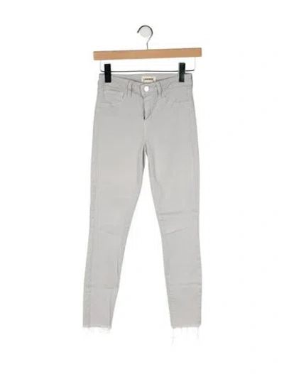Pre-owned L'agence Skinny Leg Pants In Gray