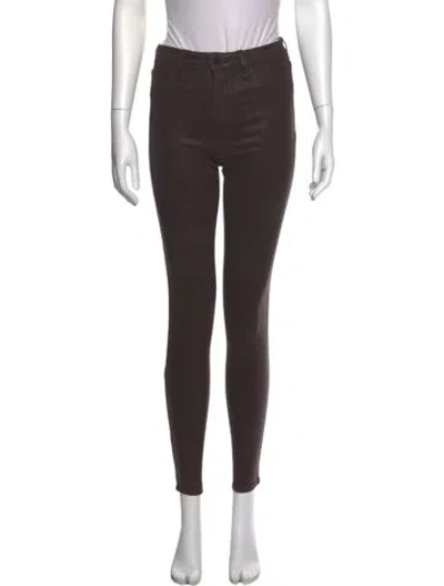 Pre-owned L'agence Skinny Leg Pants In Gray