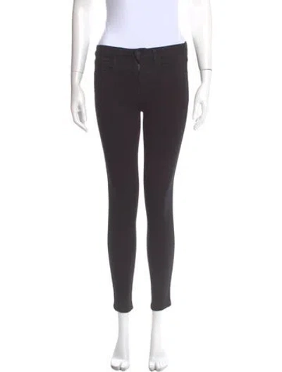 Pre-owned L'agence Skinny Leg Pants In Gray