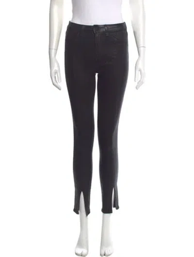 Pre-owned L'agence Skinny Leg Pants In Gray