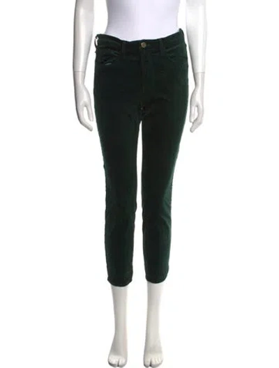 Pre-owned L'agence Skinny Leg Pants In Green