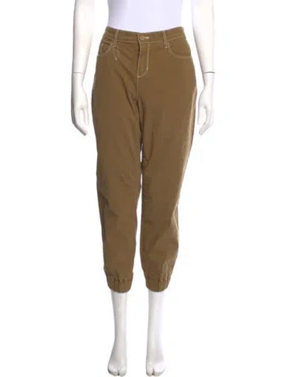 Pre-owned L'agence Skinny Leg Pants In Green