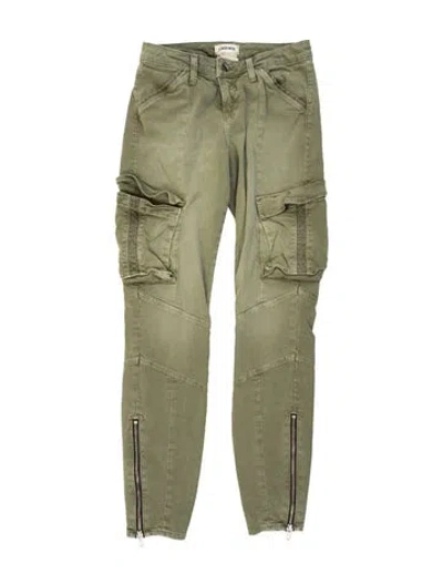 Pre-owned L'agence Skinny Leg Pants In Green