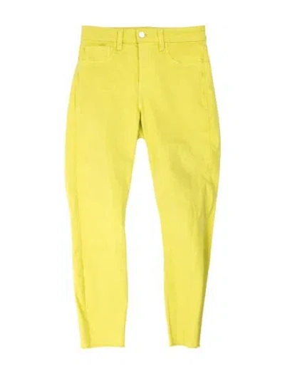 Pre-owned L'agence Skinny Leg Pants In Green