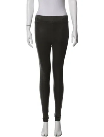 Pre-owned L'agence Skinny Leg Pants In Green