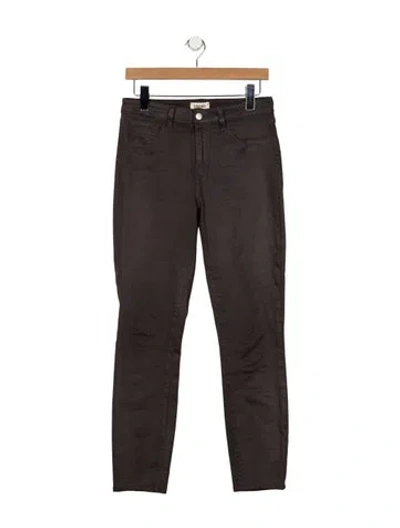 Pre-owned L'agence Skinny Leg Pants In Grey