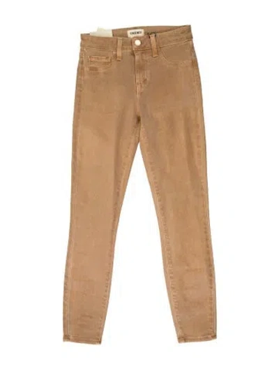 Pre-owned L'agence Skinny Leg Pants In Neutral