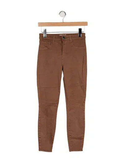 Pre-owned L'agence Skinny Leg Pants In Neutral