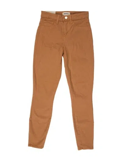 Pre-owned L'agence Skinny Leg Pants In Neutral