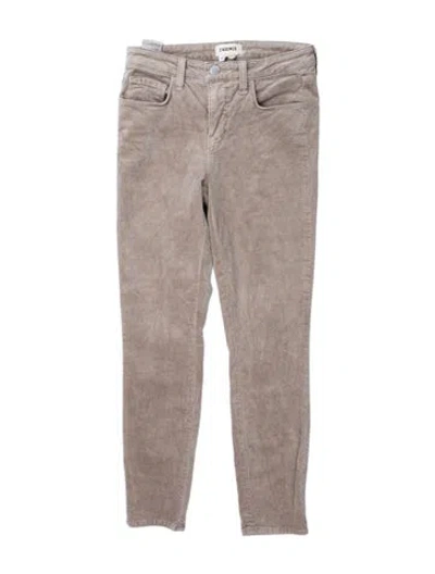 Pre-owned L'agence Skinny Leg Pants In Neutral