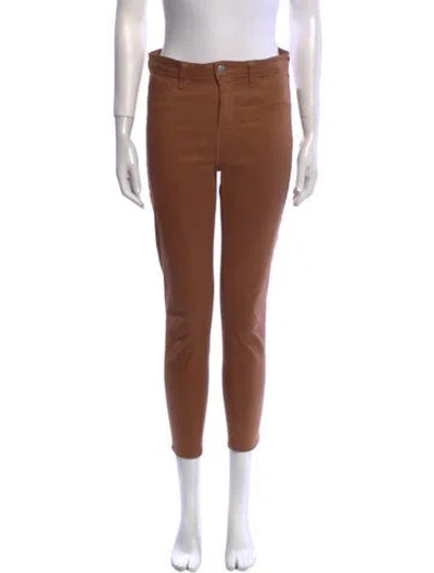 Pre-owned L'agence Skinny Leg Pants In Neutral