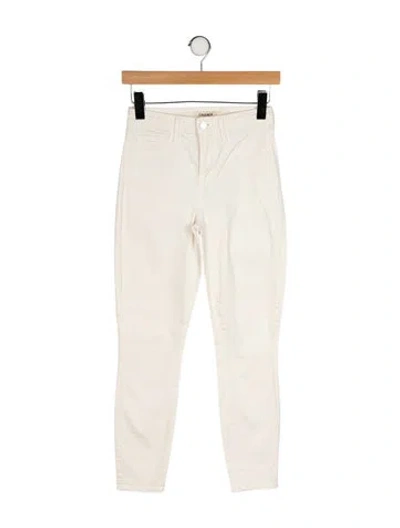 Pre-owned L'agence Skinny Leg Pants In Neutral