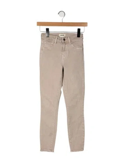 Pre-owned L'agence Skinny Leg Pants In Neutral
