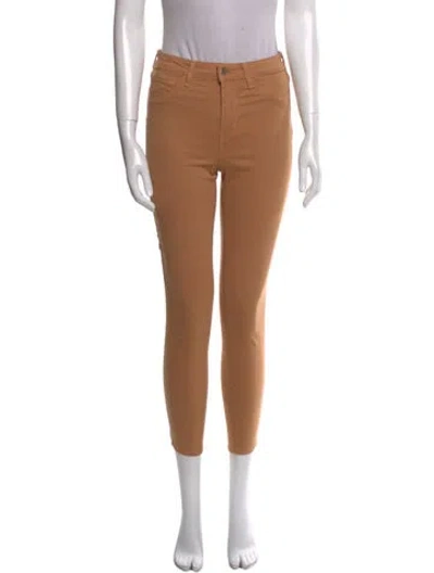 Pre-owned L'agence Skinny Leg Pants In Neutral
