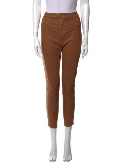 Pre-owned L'agence Skinny Leg Pants In Neutral