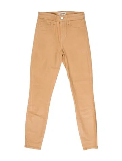 Pre-owned L'agence Skinny Leg Pants In Neutral