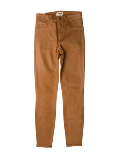 Pre-owned L'agence Skinny Leg Pants In Neutral