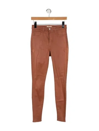 Pre-owned L'agence Skinny Leg Pants In Neutral