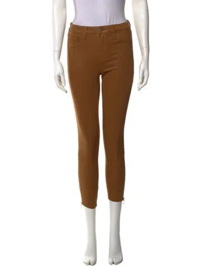 Pre-owned L'agence Skinny Leg Pants In Neutral