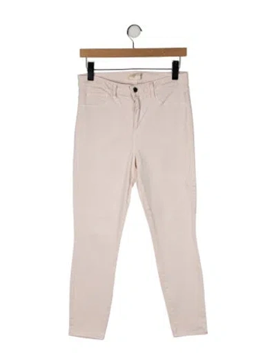 Pre-owned L'agence Skinny Leg Pants In Neutral