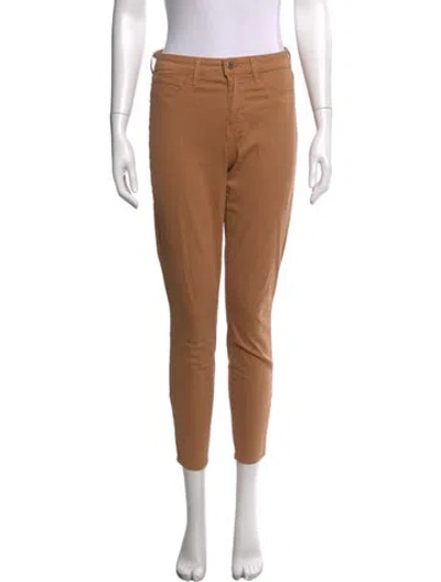 Pre-owned L'agence Skinny Leg Pants In Neutral