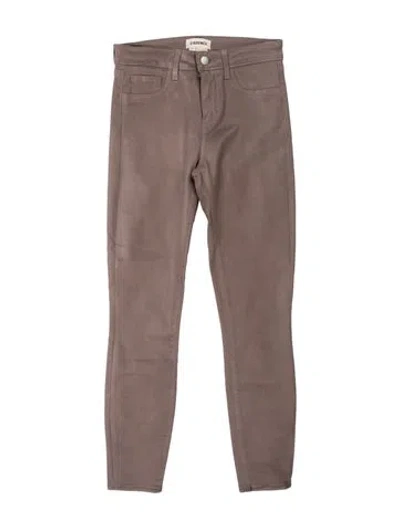 Pre-owned L'agence Skinny Leg Pants In Neutral