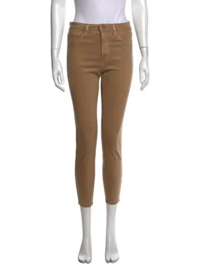 Pre-owned L'agence Skinny Leg Pants In Neutrals